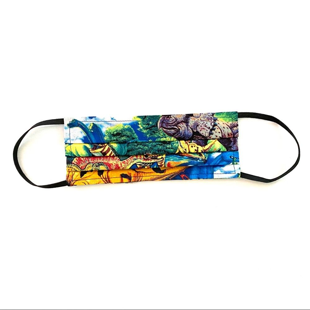 💎 4/$20: Children’s Cloth Face Mask Dinosaur Print